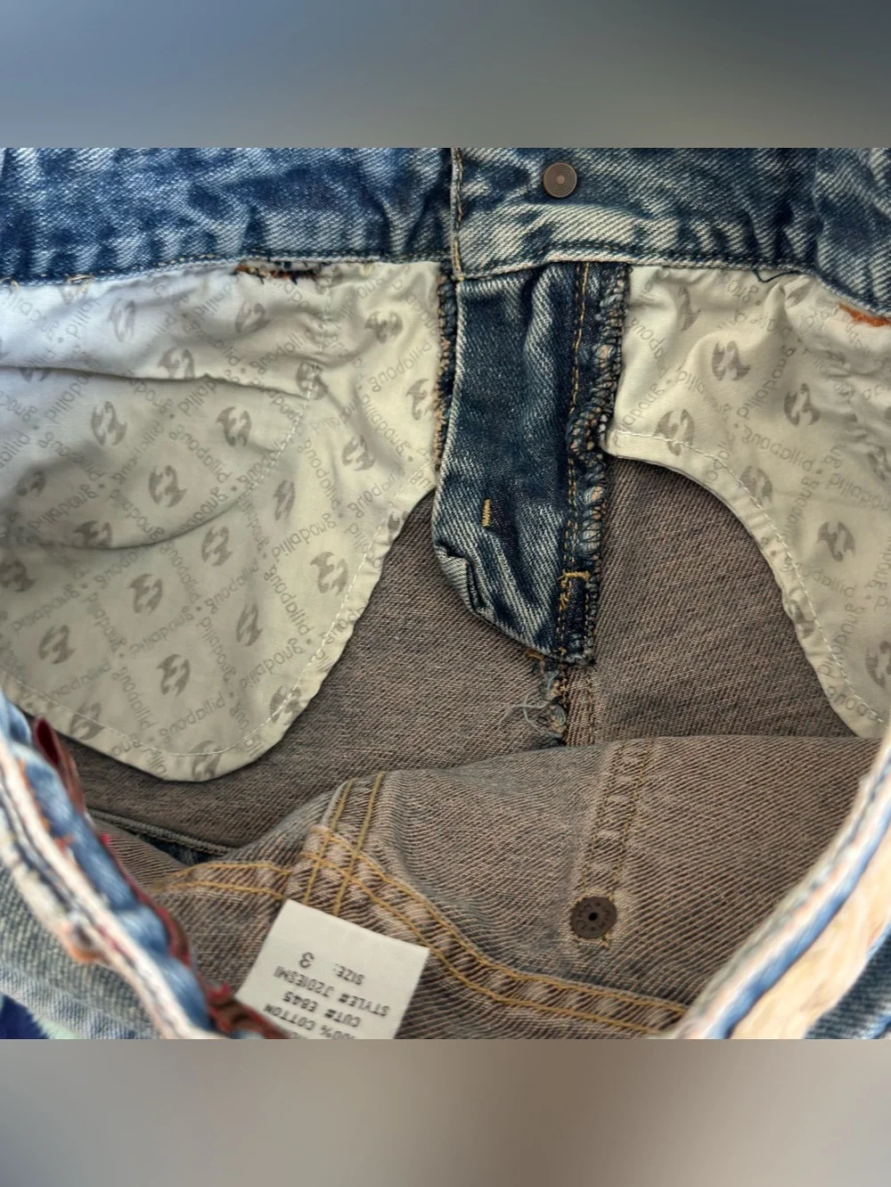 Y2K Billabong Women's Light Blue Denim Shortie Shorts beach pool travel school